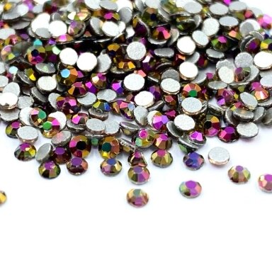 SS6 (2,1-2,2mm) chameleono sp. ne hotfix stiklo kristalai, ±720vnt.