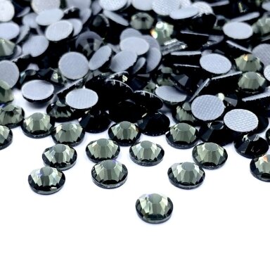 SS6 (2,1-2,2mm) žalsvos sp. hotfix stiklo kristalai, ±720vnt.