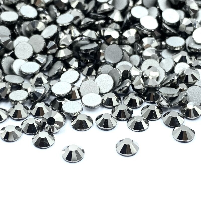 SS12 (3,0-3,2mm) metalic sp. ne hotfix stiklo kristalai, ±720vnt.